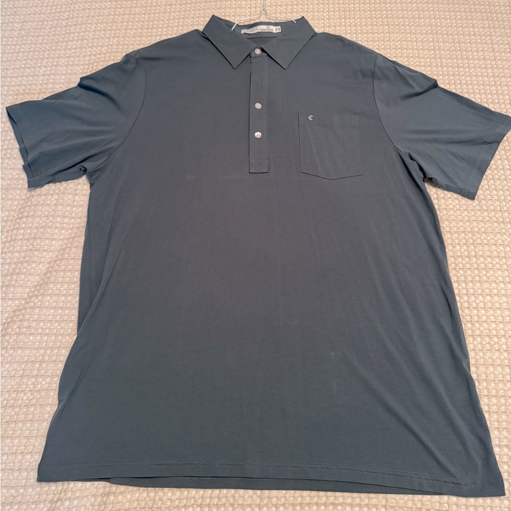 Men's Blue/Green Polo Shirt